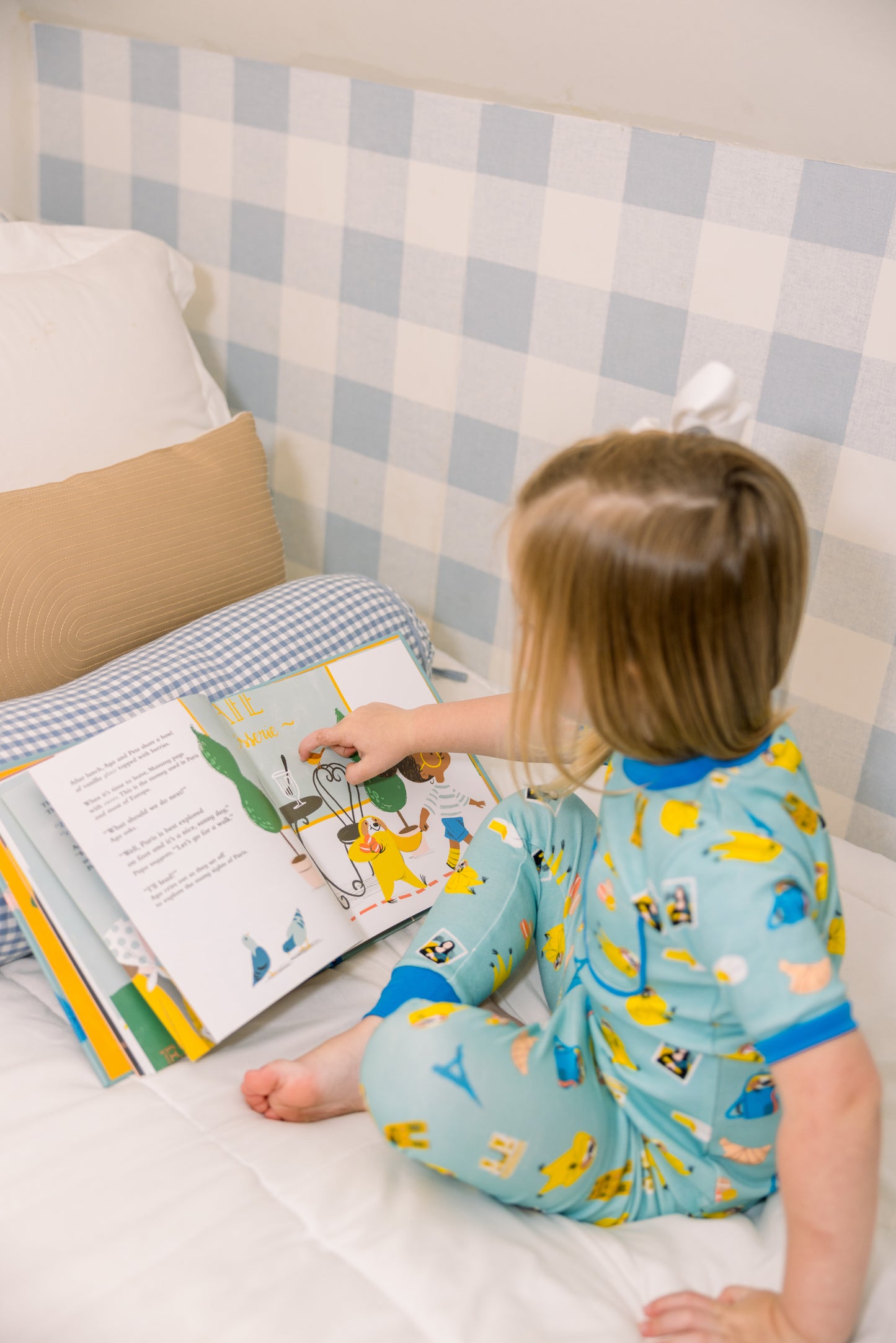 Aya & Pete in Paris Kids Pajamas & Paris Book Gift Set