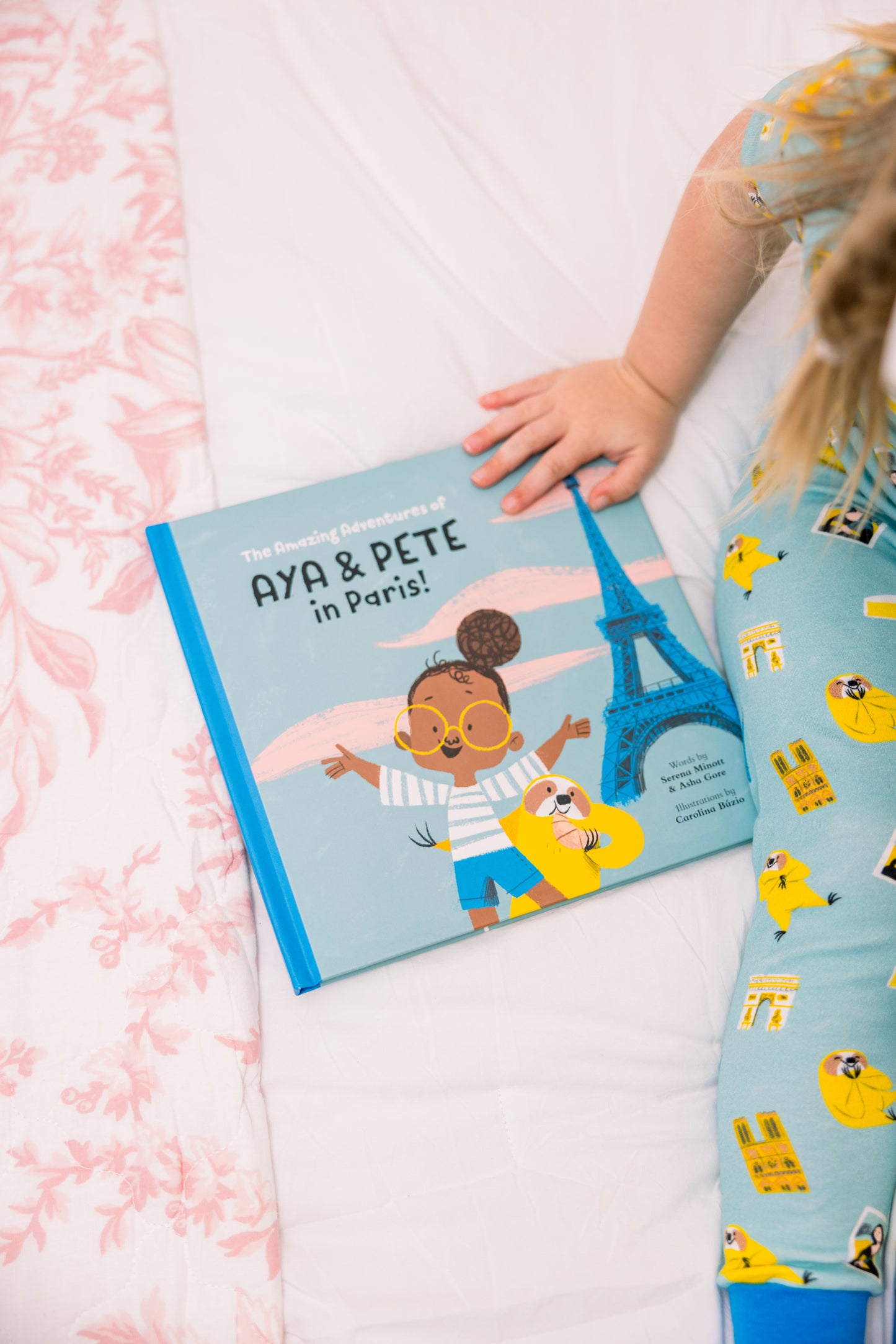 Aya & Pete in Paris x Nola Tawk Kids Pajamas