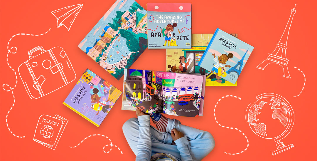The Amazing Adventures of Aya & Pete Travel Books for Kids