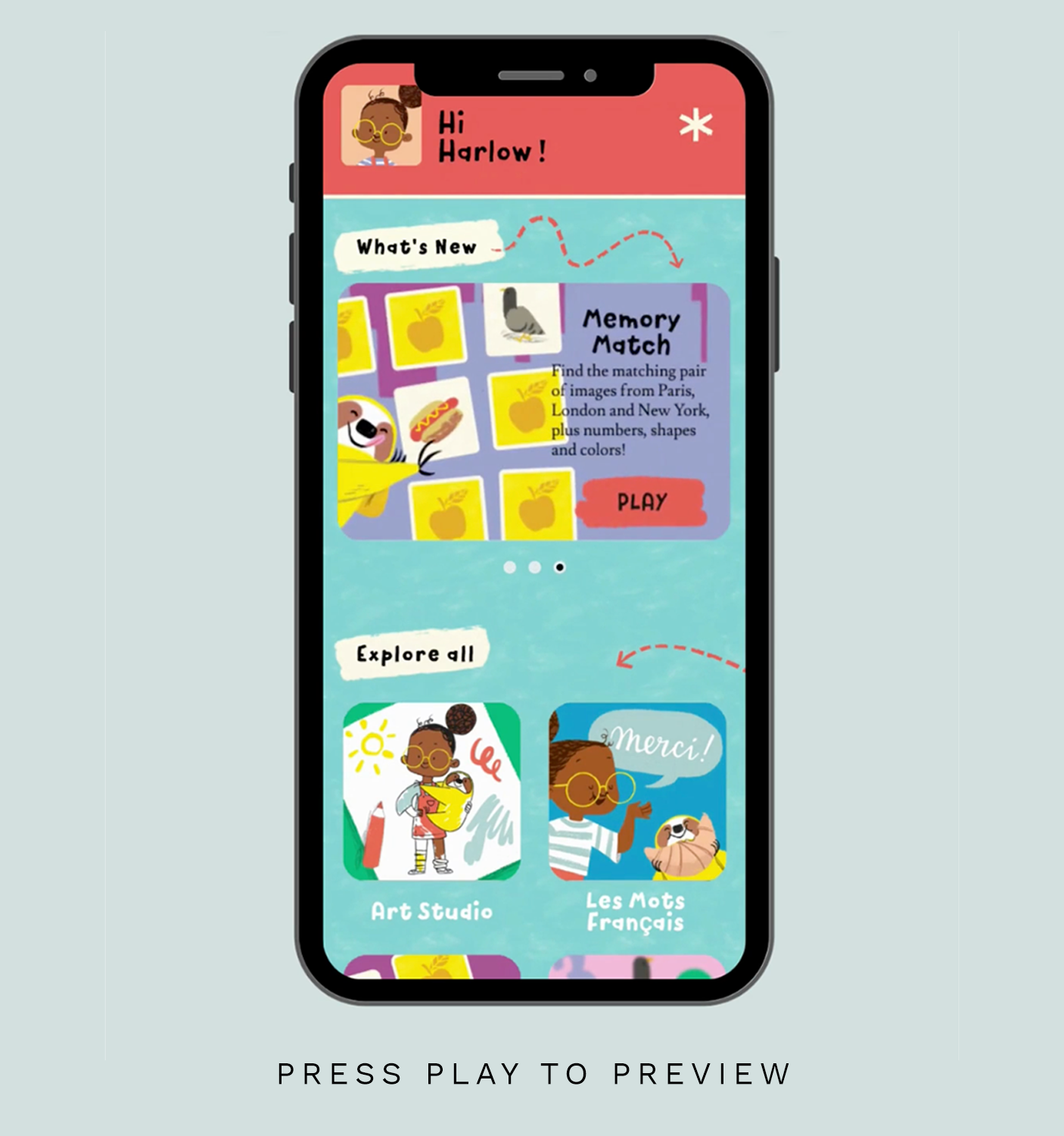 The Aya & Pete Play Learn Explore Learning App is now available!