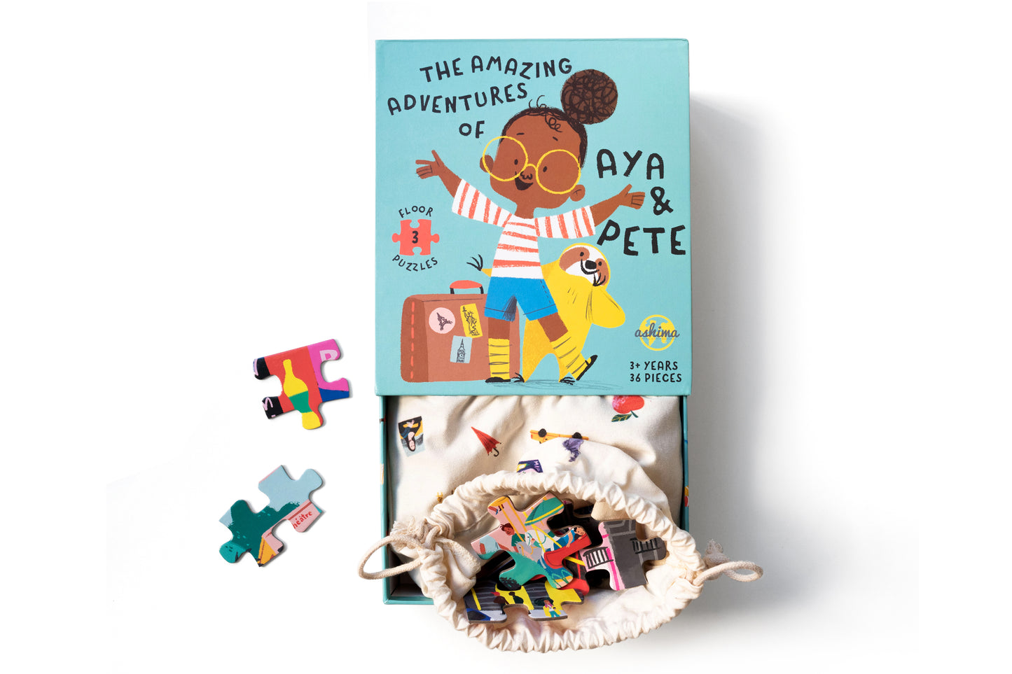 Aya & Pete 3-Puzzle Gift Set