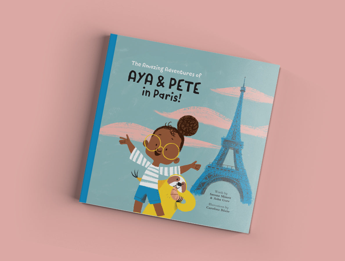 Les incroyables aventures d'Aya et Pete à Paris ! (Couverture rigide)