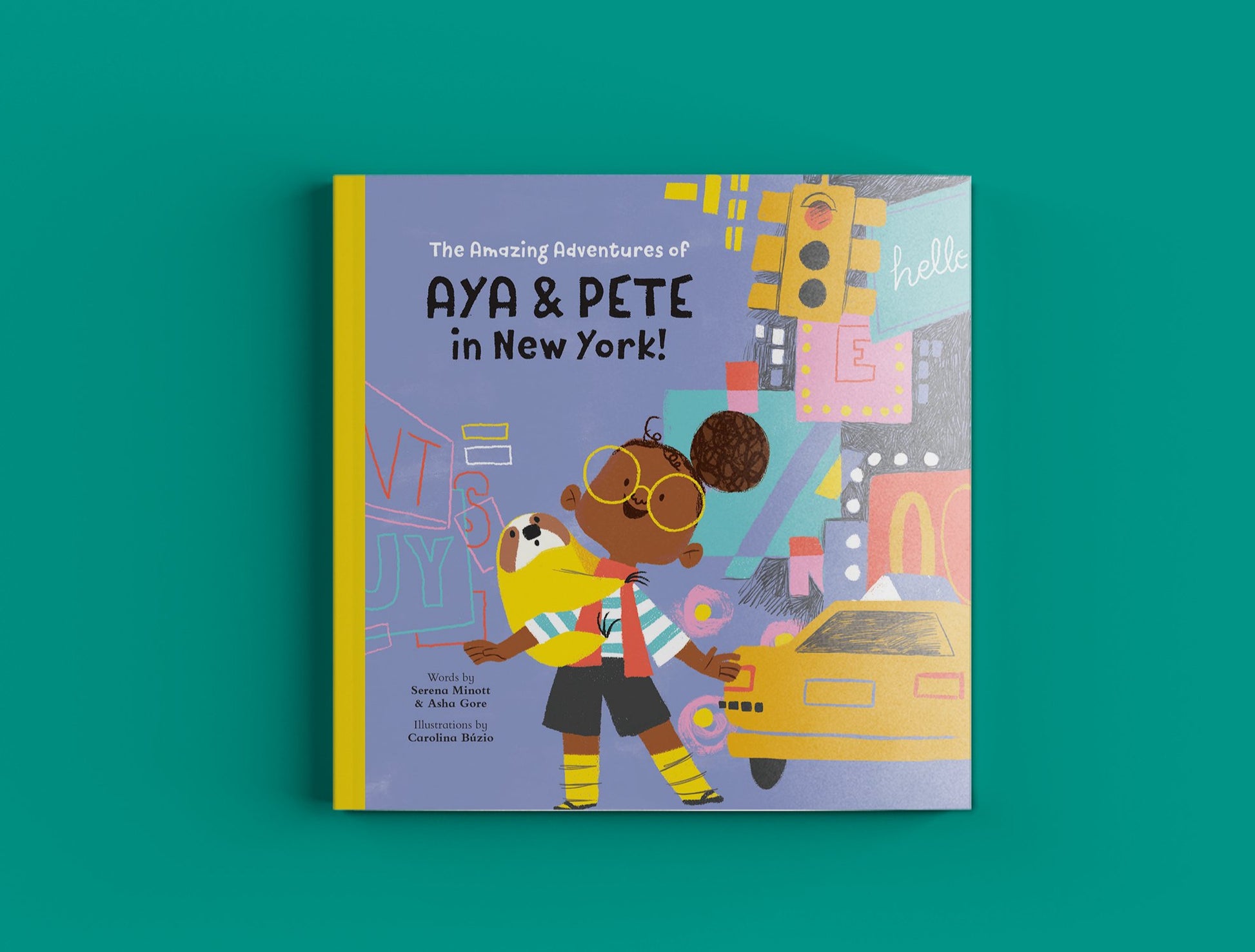 Cover of The Amazing Adventures of Aya & Pete in New York children's book